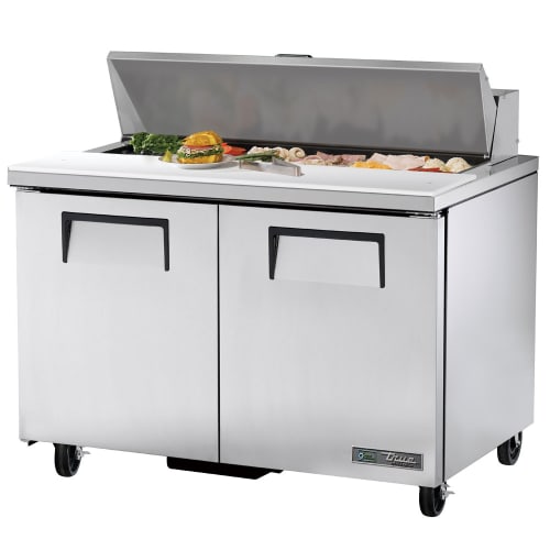 True TSSU-48-12-HC 48" TSSU Series Sandwich/Salad Prep Table w/ Refrigerated Base, 115v
