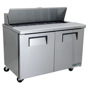 True TSSU-48-12-HC 48" TSSU Series Sandwich/Salad Prep Table w/ Refrigerated Base, 115v