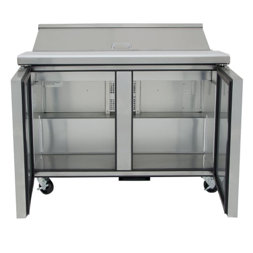True TSSU-48-12-HC 48" TSSU Series Sandwich/Salad Prep Table w/ Refrigerated Base, 115v