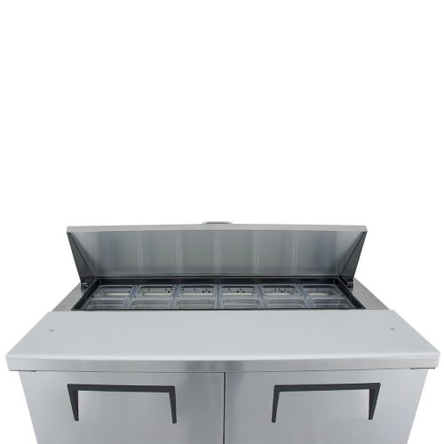 True TSSU-48-12-HC 48" TSSU Series Sandwich/Salad Prep Table w/ Refrigerated Base, 115v