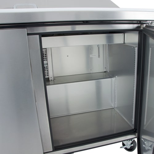 True TSSU-48-12-HC 48" TSSU Series Sandwich/Salad Prep Table w/ Refrigerated Base, 115v