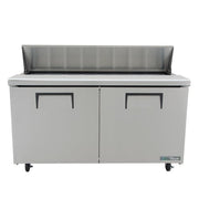 True TSSU-60-16-HC 60" TSSU Series Sandwich/Salad Prep Table w/ Refrigerated Base, 115v