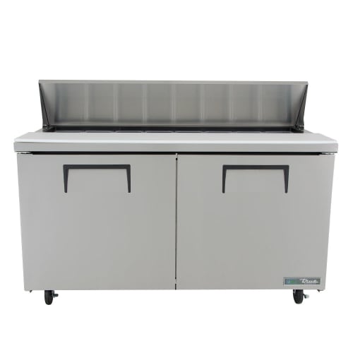 True TSSU-60-16-HC 60" TSSU Series Sandwich/Salad Prep Table w/ Refrigerated Base, 115v