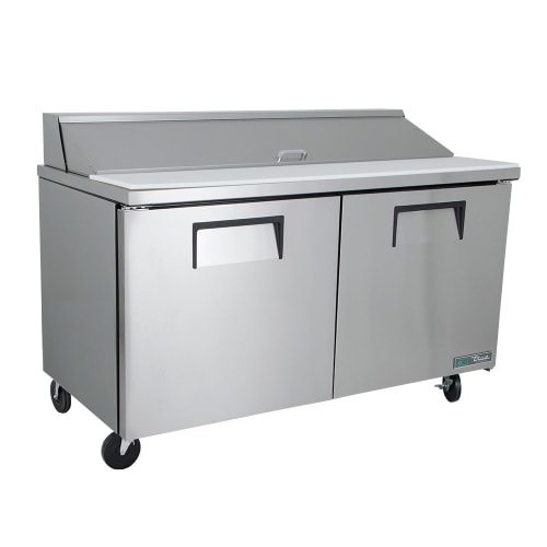 True TSSU-60-16-HC 60" TSSU Series Sandwich/Salad Prep Table w/ Refrigerated Base, 115v