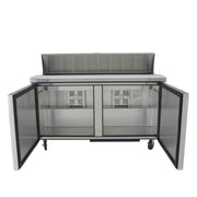 True TSSU-60-16-HC 60" TSSU Series Sandwich/Salad Prep Table w/ Refrigerated Base, 115v
