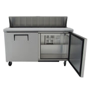 True TSSU-60-16-HC 60" TSSU Series Sandwich/Salad Prep Table w/ Refrigerated Base, 115v