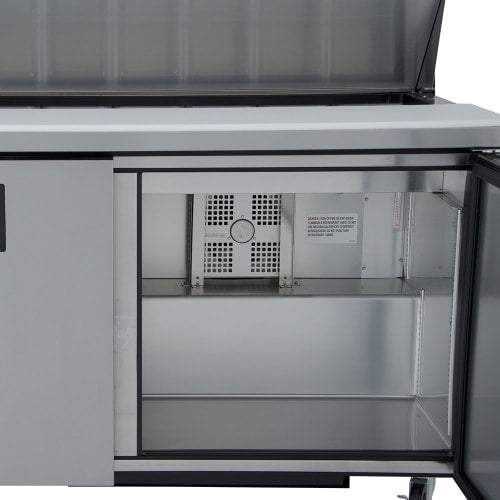 True TSSU-60-16-HC 60" TSSU Series Sandwich/Salad Prep Table w/ Refrigerated Base, 115v