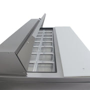 True TSSU-60-16-HC 60" TSSU Series Sandwich/Salad Prep Table w/ Refrigerated Base, 115v