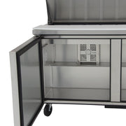 True TSSU-60-16-HC 60" TSSU Series Sandwich/Salad Prep Table w/ Refrigerated Base, 115v