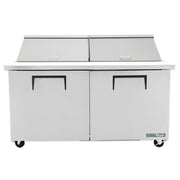 True TSSU-60-24M-B-ST-HC 60" TSSU Series Mega Top Sandwich/Salad Prep Table w/ Refrigerated Base, 115v
