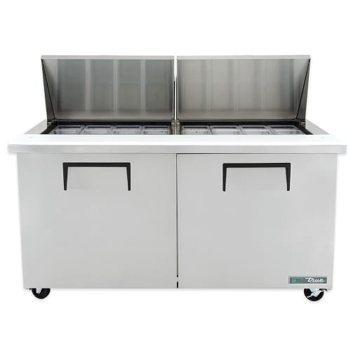 True TSSU-60-24M-B-ST-HC 60" TSSU Series Mega Top Sandwich/Salad Prep Table w/ Refrigerated Base, 115v