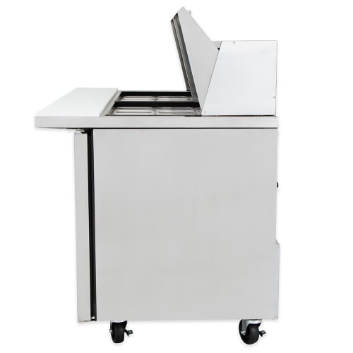 True TSSU-60-24M-B-ST-HC 60" TSSU Series Mega Top Sandwich/Salad Prep Table w/ Refrigerated Base, 115v