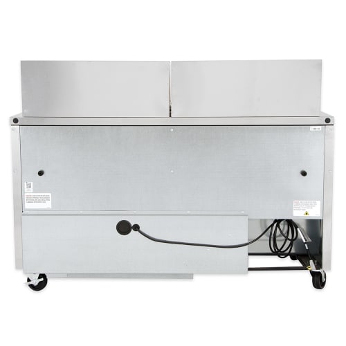 True TSSU-60-24M-B-ST-HC 60" TSSU Series Mega Top Sandwich/Salad Prep Table w/ Refrigerated Base, 115v