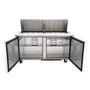 True TSSU-60-24M-B-ST-HC 60" TSSU Series Mega Top Sandwich/Salad Prep Table w/ Refrigerated Base, 115v
