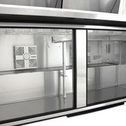 True TSSU-60-24M-B-ST-HC 60" TSSU Series Mega Top Sandwich/Salad Prep Table w/ Refrigerated Base, 115v