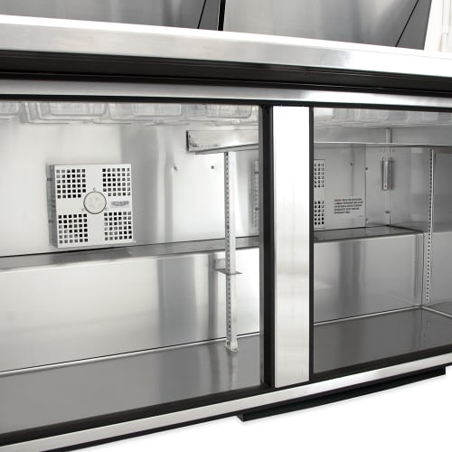 True TSSU-60-24M-B-ST-HC 60" TSSU Series Mega Top Sandwich/Salad Prep Table w/ Refrigerated Base, 115v