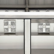 True TSSU-60-24M-B-ST-HC 60" TSSU Series Mega Top Sandwich/Salad Prep Table w/ Refrigerated Base, 115v