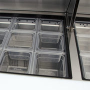 True TSSU-60-24M-B-ST-HC 60" TSSU Series Mega Top Sandwich/Salad Prep Table w/ Refrigerated Base, 115v