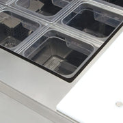 True TSSU-60-24M-B-ST-HC 60" TSSU Series Mega Top Sandwich/Salad Prep Table w/ Refrigerated Base, 115v