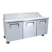 True TSSU-72-18-HC 72" TSSU Series Sandwich/Salad Prep Table w/ Refrigerated Base, 115v