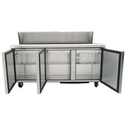 True TSSU-72-18-HC 72" TSSU Series Sandwich/Salad Prep Table w/ Refrigerated Base, 115v