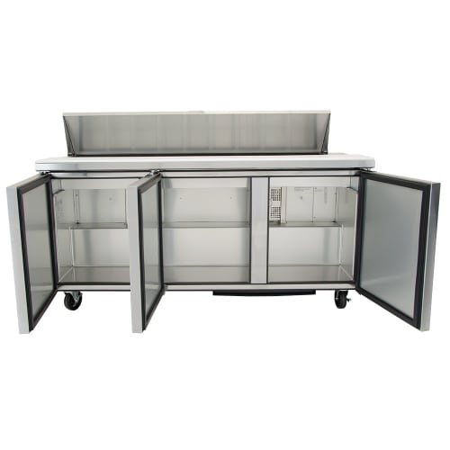True TSSU-72-18-HC 72" TSSU Series Sandwich/Salad Prep Table w/ Refrigerated Base, 115v