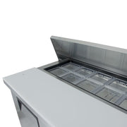 True TSSU-72-18-HC 72" TSSU Series Sandwich/Salad Prep Table w/ Refrigerated Base, 115v