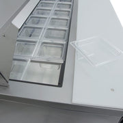 True TSSU-72-18-HC 72" TSSU Series Sandwich/Salad Prep Table w/ Refrigerated Base, 115v