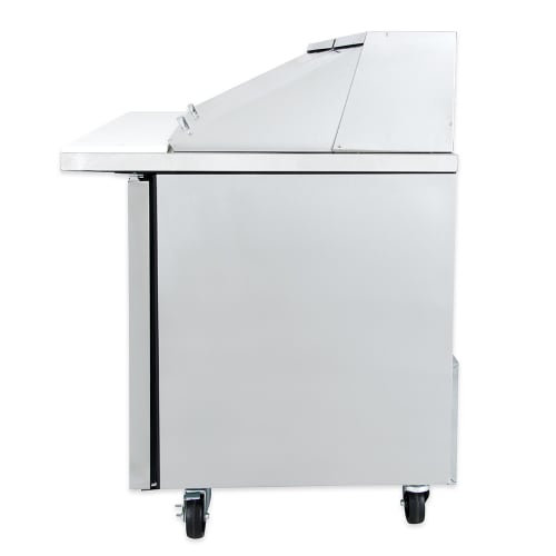 True TSSU-72-30M-B-ST-HC 72" TSSU Series Mega Top Sandwich/Salad Prep Table w/ Refrigerated Base, 115v