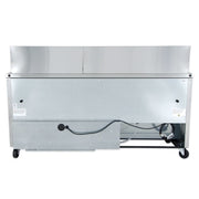 True TSSU-72-30M-B-ST-HC 72" TSSU Series Mega Top Sandwich/Salad Prep Table w/ Refrigerated Base, 115v