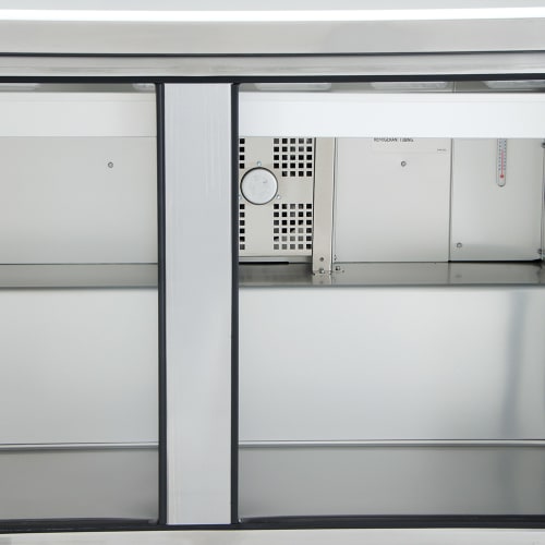 True TSSU-72-30M-B-ST-HC 72" TSSU Series Mega Top Sandwich/Salad Prep Table w/ Refrigerated Base, 115v