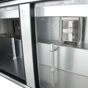 True TSSU-72-30M-B-ST-HC 72" TSSU Series Mega Top Sandwich/Salad Prep Table w/ Refrigerated Base, 115v