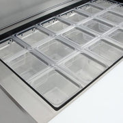 True TSSU-72-30M-B-ST-HC 72" TSSU Series Mega Top Sandwich/Salad Prep Table w/ Refrigerated Base, 115v