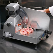 Globe C12 Manual Meat & Cheese Slicer w/ 12" Blade, Belt Driven, Aluminum, 1/3 hp