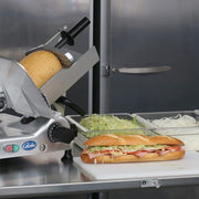 Globe G10 Manual Meat & Cheese Slicer w/ 10" Blade, Belt Driven, Aluminum, 1/3 hp