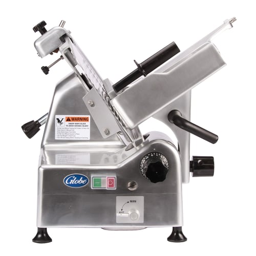 Globe G12A Automatic Meat & Cheese w/ 12" Blade, Belt Driven, Aluminum, 1/2 hp