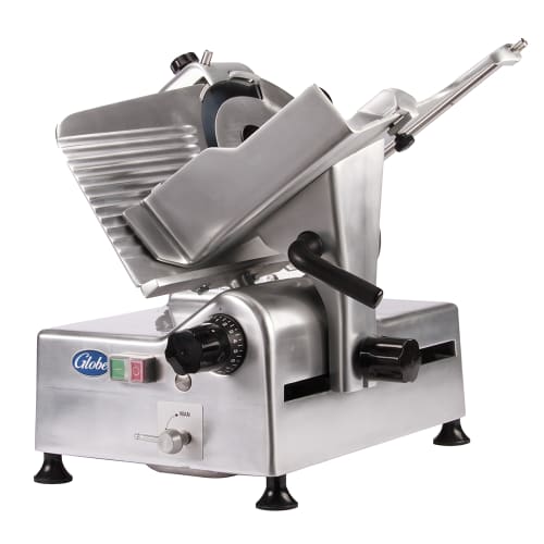 Globe G12A Automatic Meat & Cheese w/ 12" Blade, Belt Driven, Aluminum, 1/2 hp