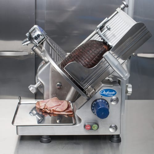 Globe GC512 Manual Meat & Cheese w/ 12" Blade, Gear Driven, Aluminum, 1/3 hp