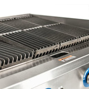 Globe GCB36G-SR 36" Countertop Gas Charbroiler w/ Reversible Grates, Radiant