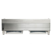 Globe GCB48G-RK 48" Countertop Gas Charbroiler w/ Reversible Grates, Char Rock