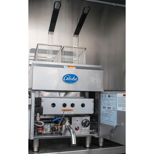 Globe GF30PG Countertop Gas Fryer - (1) 30 lb Vat, Liquid Propane