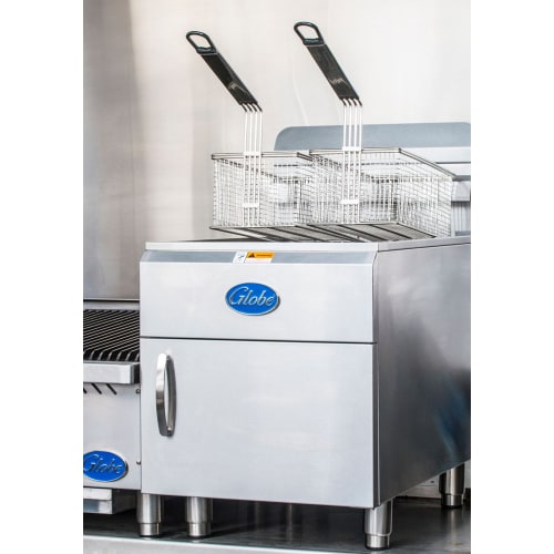Globe GF30PG Countertop Gas Fryer - (1) 30 lb Vat, Liquid Propane