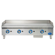 Globe GG48G 48" Gas Griddle w/ Manual Controls - 1" Steel Plate, Convertible
