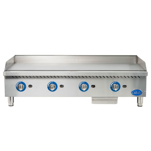 Globe GG48G 48" Gas Griddle w/ Manual Controls - 1" Steel Plate, Convertible