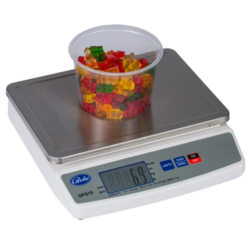 Globe GPS10 Digital Portion Control Scale w/ 10 lb Capacity, Auto Shut Off, 115v