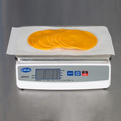 Globe GPS10 Digital Portion Control Scale w/ 10 lb Capacity, Auto Shut Off, 115v