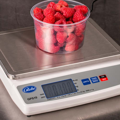 Globe GPS10 Digital Portion Control Scale w/ 10 lb Capacity, Auto Shut Off, 115v