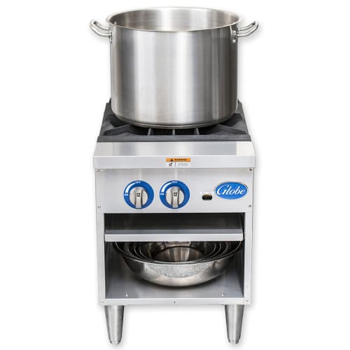 Globe GSP18G 1 Burner Stock Pot Range