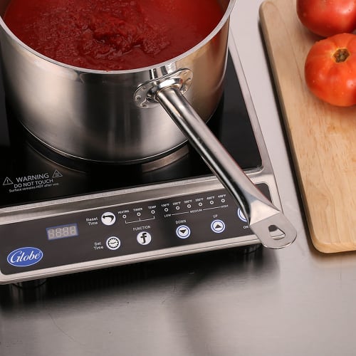 Globe IR1800 Countertop Induction Cooktop w/ (1) Burner, 120v