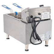 Globe PF10E Countertop Electric Fryer - (1) 10 lb Vat, 120v